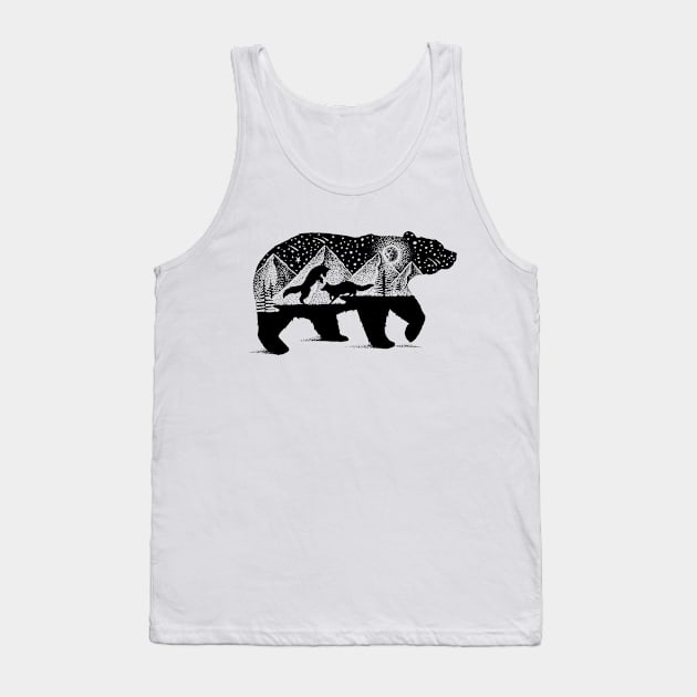 BEAR AND FOXES Tank Top by thiagobianchini